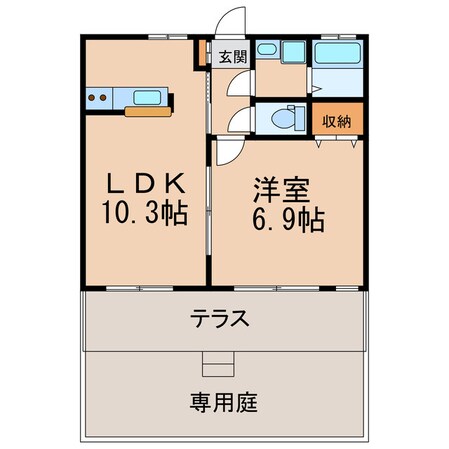 ミラン・ルージュの物件間取画像